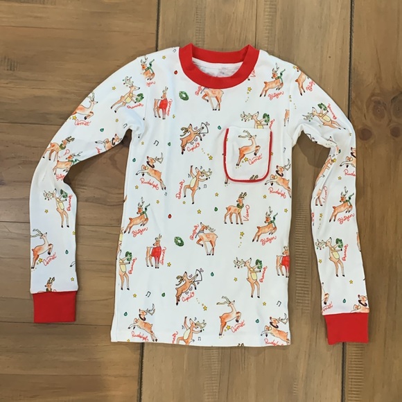Nola Tawk: Oh Deer, Christmas is Here! Kids Pajama Set - Picture 2 of 9